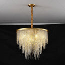 DecorBites™ Crystal Chandelier: 2024 Post-Modern Living Room Lighting