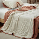 DecorBites™ Cotton Summer Comforter: Cooling, Breathable Thin Blanket for Hot Sleepers
