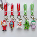 NEW Christmas Eve Horror Night Doll Keychain PVC Keychain Halloween Cute 3D Model Personalized Skeleton Jack Schoolbag Gifts