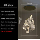 DecorBites™ LED Light Guide Ceiling Chandelier modern Novelty for Home Decor Lighting