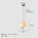 DecorBites™ Glass Indoor Pendant Lights for Dining Room Kitchen Bar Shop