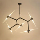 DecorBites™ Glass LED Chandelier Ceiling Light for Modern Nordic Design Home Decor