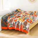 DecorBites™ 100% Cotton Nordic Throw Blanket - Soft Gauze Bedspread for Bedroom & Sofa