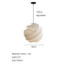 DecorBites™ Janpanses Silk Ball Pendant Light - Stylish Pholc Turner Pendant Lamp for Home Decor