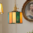 DecorBites™ Copper Knob Switch LED Pendant Lamp, Adjustable Glass Dining Room Lighting