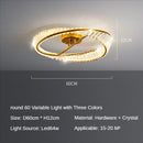DecorBites™ Crystal LED Chandelier: Luxury Modern Bedroom & Living Room Ceiling Light