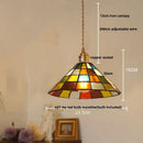 DecorBites™ Copper Knob Switch LED Pendant Lamp, Adjustable Glass Dining Room Lighting