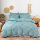 DecorBites™ Geometric Cut Flowers Duvet Cover Set King Size High Quality Bedding