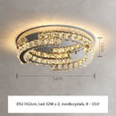 DecorBites™ Crystal LED Pendant Lights Chrome Steel Modern Luxury Fixtures