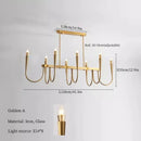 DecorBites™ French Style Black Pendant Light Luxury Led Chandelier Room Decor