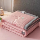 DecorBites™ Cooling Cotton Quilt with Washable Core for Single Bed in Dorm