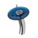 DecorBites™ Glass Rocker Handle Basin Faucet, Waterfall Mixer Taps, Chrome Finish