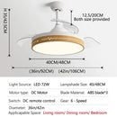 DecorBites™ DC Motor Ceiling Fan Light Control for Bedroom Restaurant Living Room