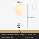 DecorBites™ Kids Bear LED Ceiling Chandelier, Cute Bedroom Pendant Light for Boys and Girls