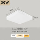 DecorBites™ LED Ceiling Chandelier: Modern 220V Living Room Light Fixture with Ultrathin Design