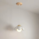 DecorBites™ Cream Flower Pendant Light: Modern Nordic Styling Chandelier for Bedroom & Living Room