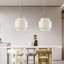 DecorBites™ Cream Wind LED Chandelier: Nordic Minimalist Wabi Sabi Style for Dining Room, Bedroom & Bar