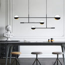 DecorBites™ Geometric Line Iron Pendant Lamp for Living Room, Bedroom, Study, Dining - Home Decor Luminare