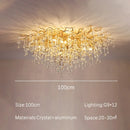 DecorBites™ Crystal Dendritic Chandelier: Modern Luxe for Living Room, Dining Room, Bedroom, Hotel Lobby
