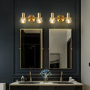 DecorBites™ Gold Crystal Wall Lamp Study Bedroom LED Light Fixture Modern Luxe Decoration