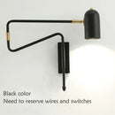 DecorBites™ Adjustable Long-Arm Wall Lamp with Switch, E27 Flex Reading Bedside Light