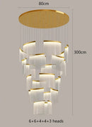 DecorBites™ Elegant LED Ceiling Chandelier for Modern Bedroom and Dining Room