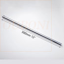 DecorBites™ Golden Black Stainless Steel Round Shower Arm for Bathroom with Extension Arm