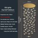 DecorBites™ Bird Design LED Chandelier for Luxury Living Room and Restaurant