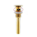 DecorBites™ Gold Brass Square Basin Faucet Single Handle Deck Mounted Bathroom Sink Mixer