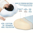 DecorBites™ Cloud Orthopedic Memory Foam Pillow with Washable Cover