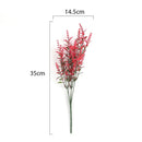 35cm Artificial Flower Plastic Lavender Fake Plant Wedding Home Garden Decoration Bridal Bouquet Household Products Decortion