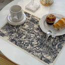 DecorBites™ Cotton Linen Meal Mat - Waterproof & Heat-insulating Kitchen Pad