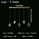DecorBites™ Crystal LED Pendant Lights: Elegant Lighting Solution for Home Decor