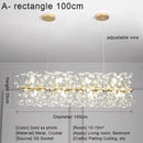 DecorBites™ Crystal LED Ceiling Pendant Chandelier for Home Decoration and Lighting