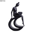 Abstract Figures Sculpture Modern Minimalism Decor Room Crafts DecorBites™ Aesthetics