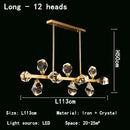 DecorBites™ Crystal LED Pendant Lights: Elegant Lighting Solution for Home Decor