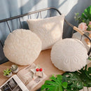 DecorBites™ Crochet Cushion Cover Handmade Woven Pillow Case 40*40cm Square Circular Decorative Pillows