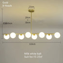 DecorBites™ Glass Ball Pendant Chandeliers LED Hanging Lights for Home Decor