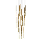 DecorBites™ Large Luxury Crystal LED Chandelier for Living Room - Custom Hanging Lamps