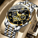 UTHAI Watch for Men – Luxury Quartz Waterproof Hollow Wristwatch