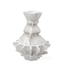 DecorBites™ Abstract Pleated Gear Resin Flower Vase - Home Decoration & Arrangement