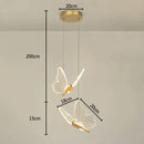 DecorBites™ Gold LED Butterfly Pendant Lights for Home Staircase, Living Room, Bedroom Chandeliers
