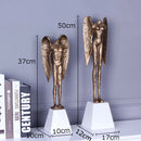 DecorBites™ Angel Abstract Figures Sculpture Cast Iron Home Decor Statue Craft