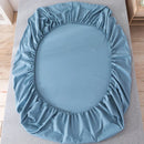 DecorBites™ Double Bed Elastic Fitted Sheet - Dust-Proof Microfiber Mattress Cover