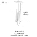 DecorBites™ Crystal LED Chandelier for Stylish Home Lighting & Elegant Decor