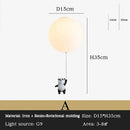 DecorBites™ Kids Bear LED Ceiling Chandelier, Cute Bedroom Pendant Light for Boys and Girls