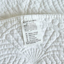 DecorBites™ Cotton Quilted Embroidered Bedspread Set