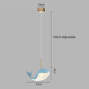 DecorBites™ Dolphin Chandelier: Modern Luxury Pendant Light for Living Room and Children's Bedroom