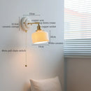DecorBites™ Ceramic Wall Sconce Light Copper Arm Nordic Minimalism Bedroom Bathroom Mirror