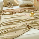 DecorBites™ Cozy Coral Fleece Blanket: Perfect for Dorm, Home, or Sofa